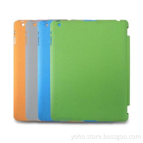 Case for iPad2, with Global Rubber Leather and High-end PC, Six Colors are Available